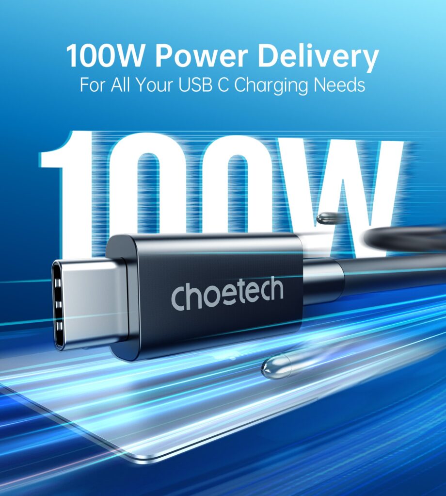 Choetech Thunderbolt 4 With 100W Charging Cable - 0.8M