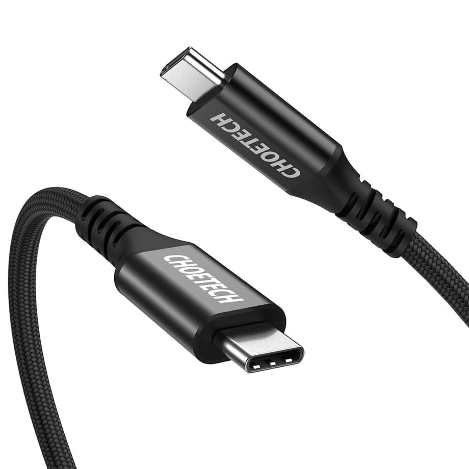 Choetech 100W USB Type C 3.1 Gen2 Braided Fast Charging Cable - 2M