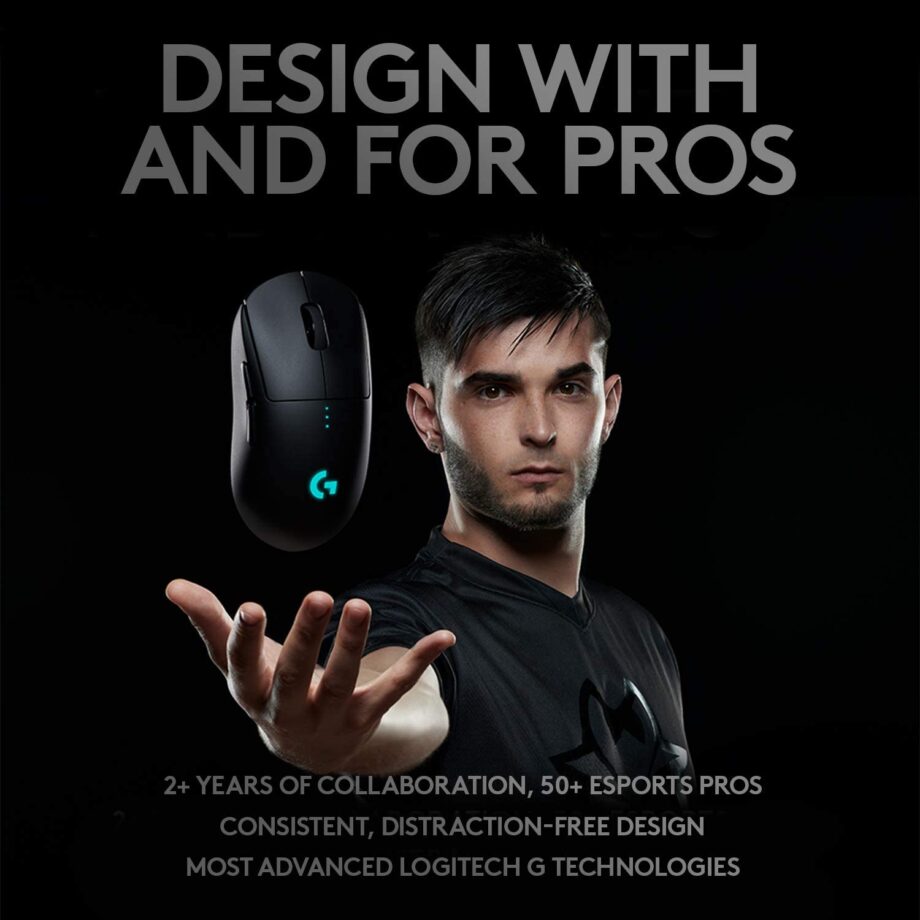 Logitech G PRO Wireless Gaming Mouse - Black
