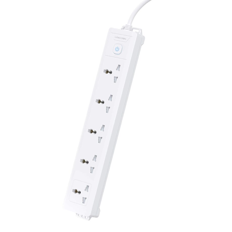 Linkcomn Power Strip 5-Sockets 3m-Power Cord – [LC-PS501]