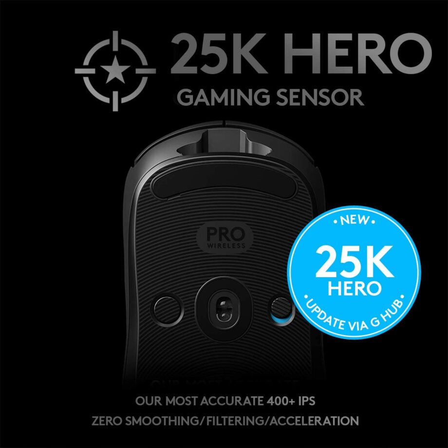 Logitech G PRO Wireless Gaming Mouse - Black