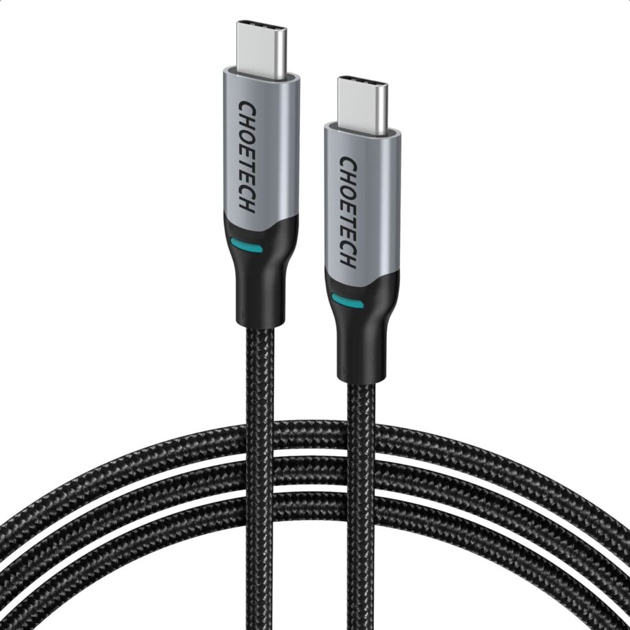 Choetech 100W USB Type C Braided Fast Charging Cable - 1.8M