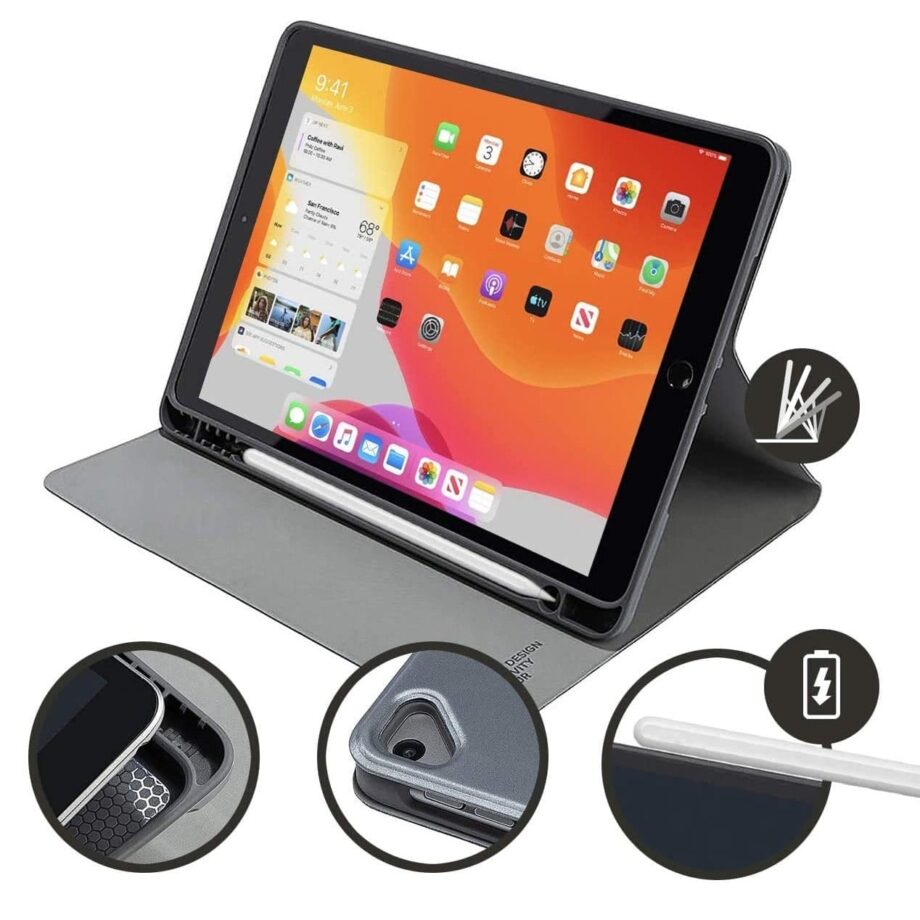Tucano Metal Folio case for iPad 10,2" - Silver