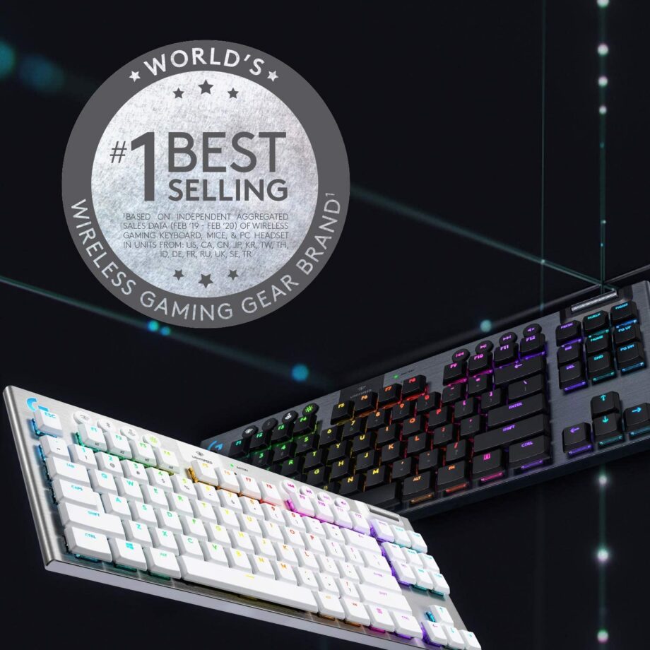 Logitech G915 TKL RGB Wireless Mechanical Gaming Keyboard (Tactile)