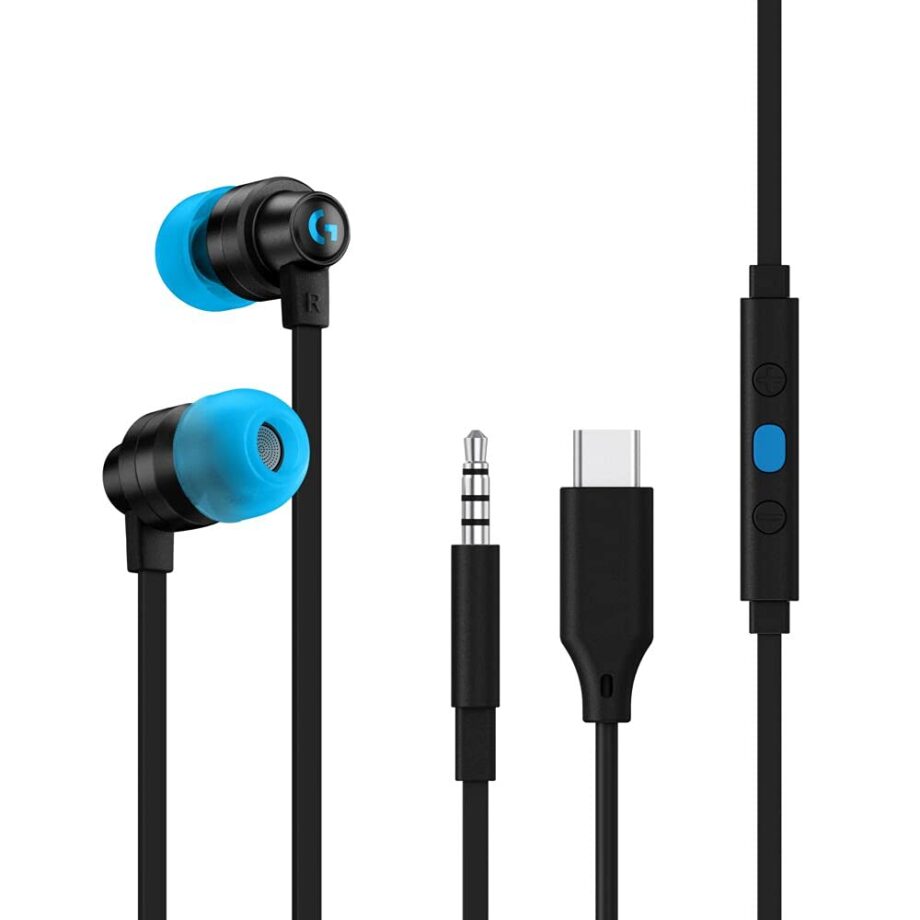 Logitech G333 Gaming Earphones With Mic - Black