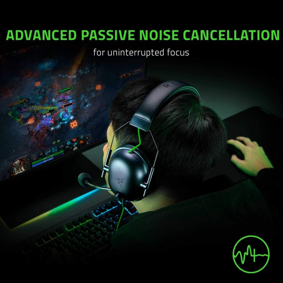 Razer BlackShark V2 X 7.1 Surround Sound Gaming Headset - Black