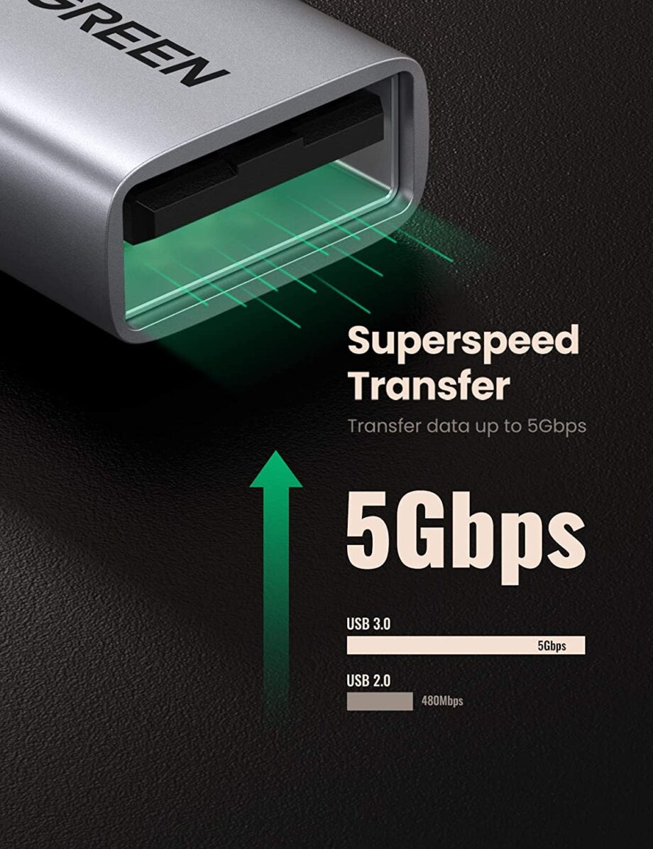 UGREEN USB-C Male to USB 3.0 Female Adapter