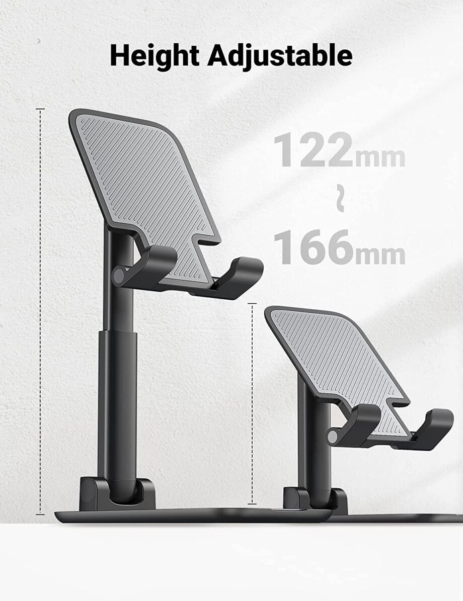 UGREEN Adjustable Desktop Cell Phone Stand - Black