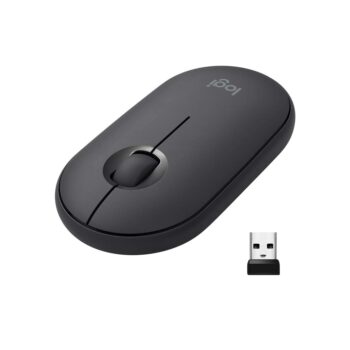 Logitech Pebble Mouse 2 M350s Slim Bluetooth Wireless Mouse - Graphite