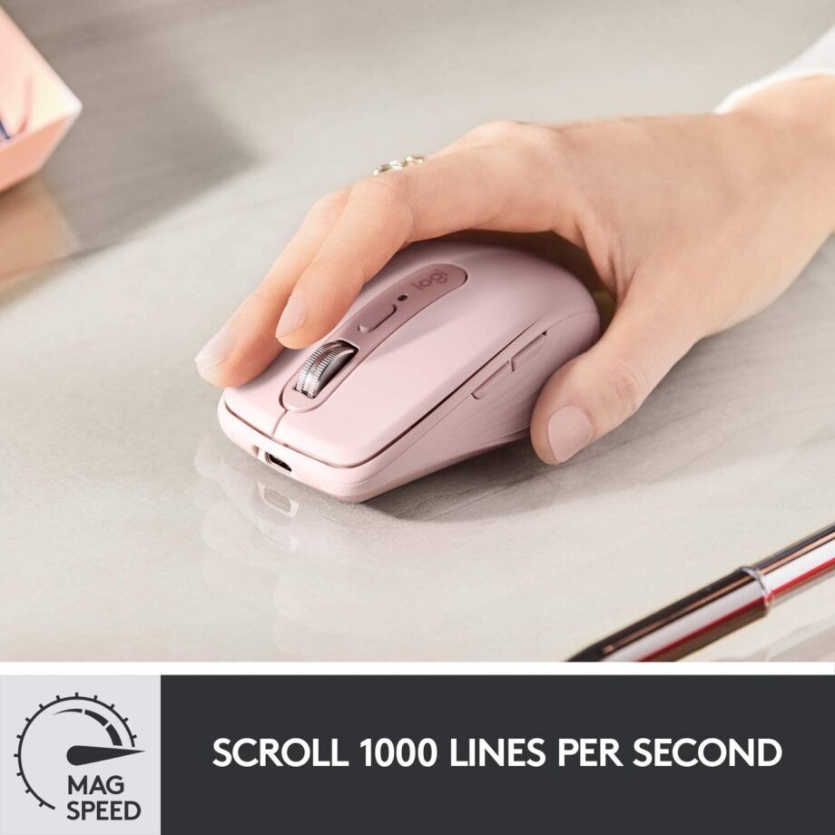 Logitech MX Anywhere 3 Wireless Mouse - Rose