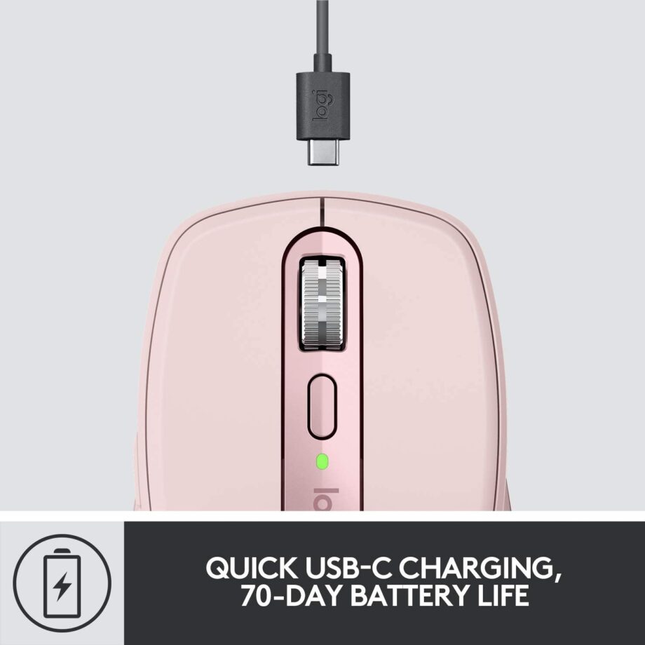Logitech MX Anywhere 3 Wireless Mouse - Rose