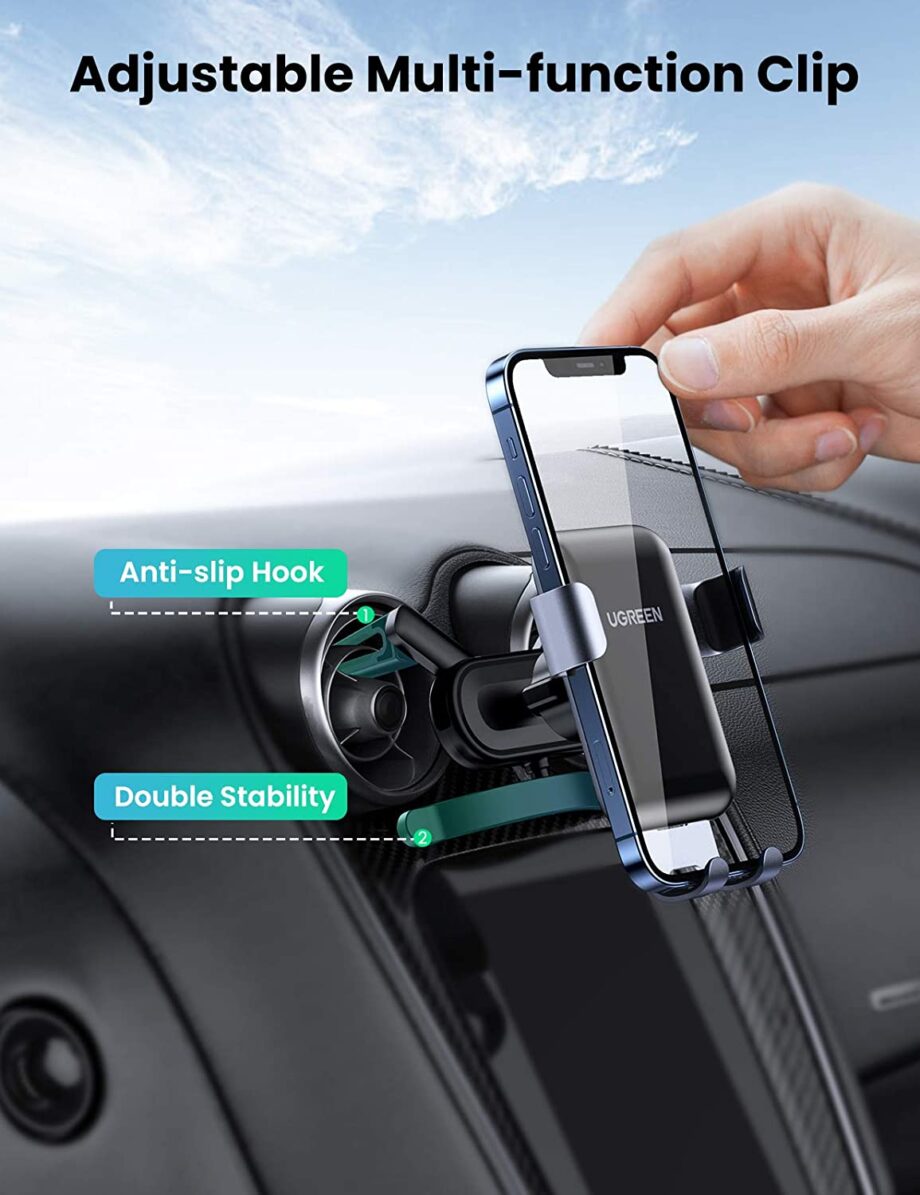 UGREEN Car Phone Holder Fit Most Horizontal - Vertical - Round Air Vents
