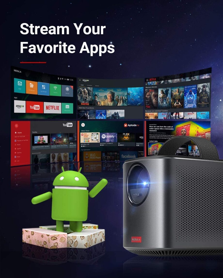 Anker Nebula Mars II Pro 500 ANSI Lumen Portable Projector