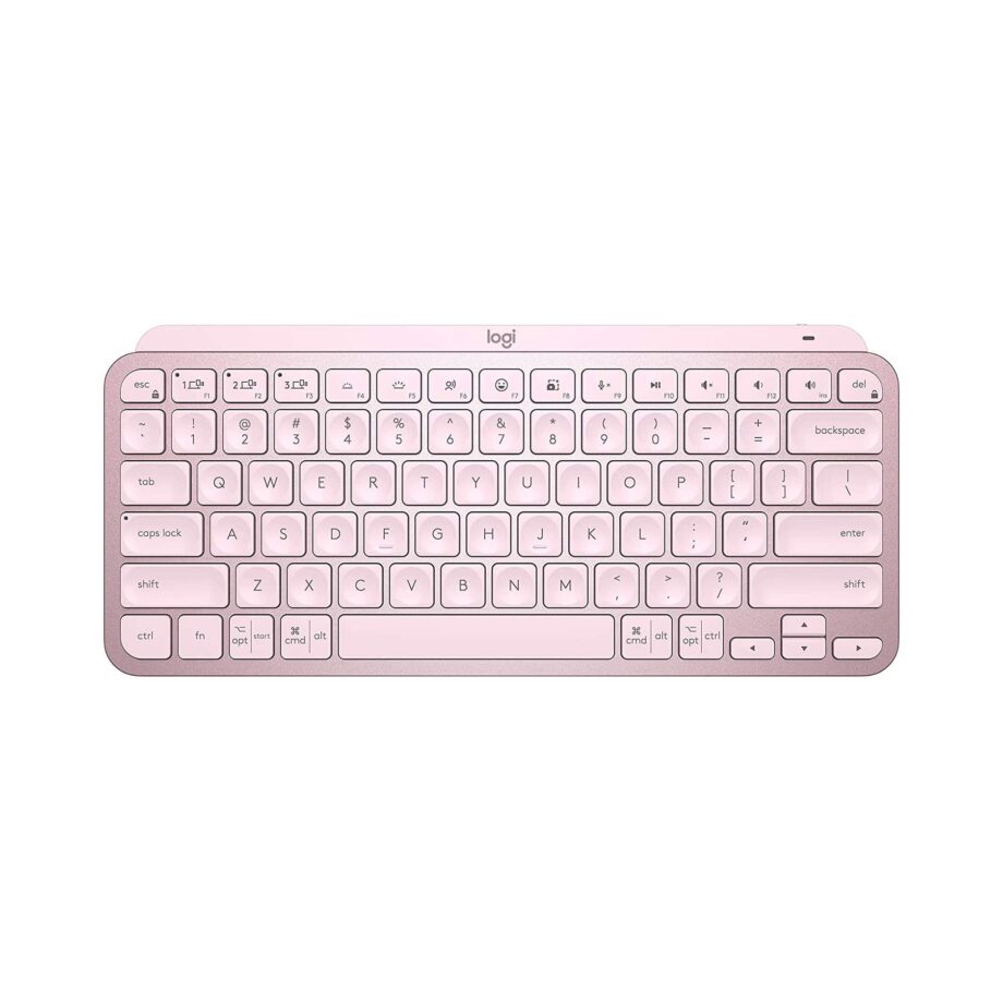 Logitech MX Keys Mini Wireless Illuminated Keyboard - Rose