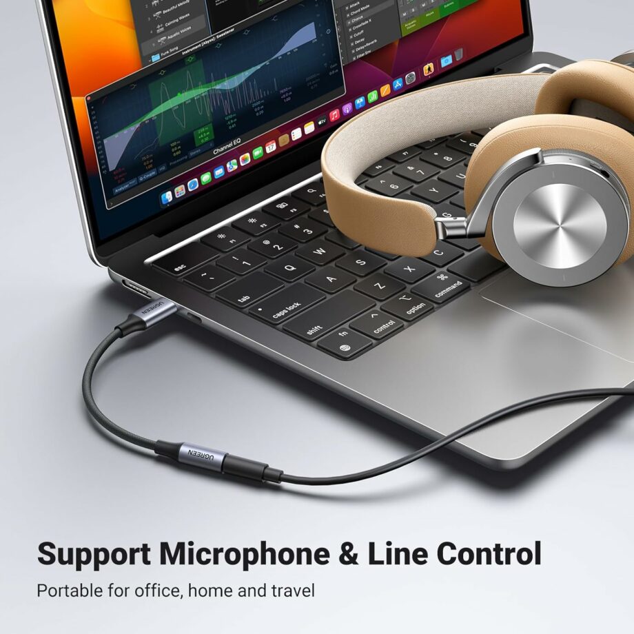 UGREEN USB C to 3.5mm Headphone Adapter with Audio Chip