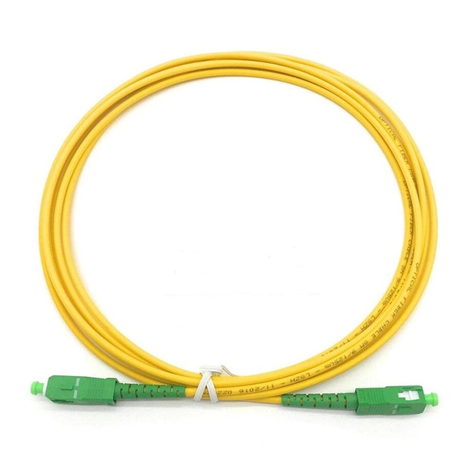 Fiber Optic SC/APC Patch Cord Cable (10M)