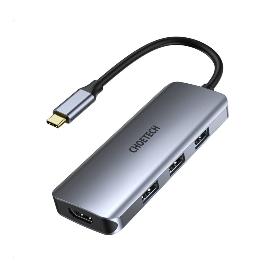 Choetech 7 In 1 USB C Multiport Adapter Hub