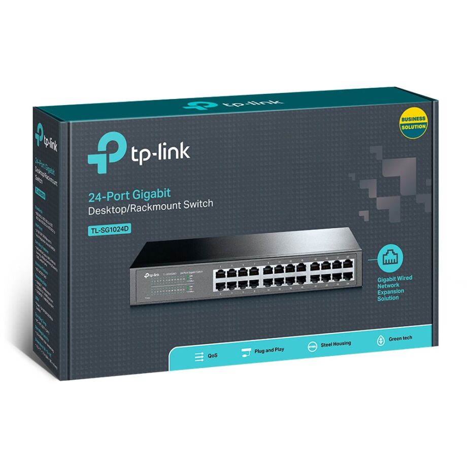 TP-Link 24-Port Gigabit Desktop/Rackmount Switch (TL-SG1024D)