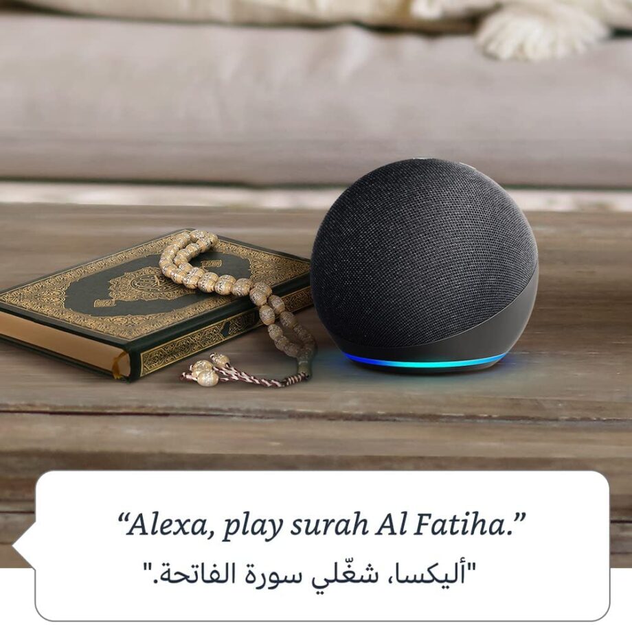 Echo Dot (4th generation) Smart speaker with Alexa | Charcoal