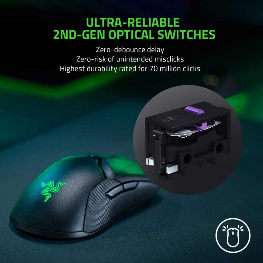 Razer Viper Ultimate Wireless Gaming Mouse & RGB Charging Dock