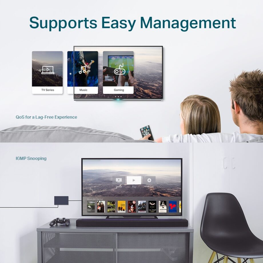 TP-Link 5-Port Gigabit Easy Smart Switch (TL-SG105E)