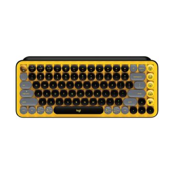 Logitech POP Keys Mechanical Wireless Keyboard - Blast Yellow