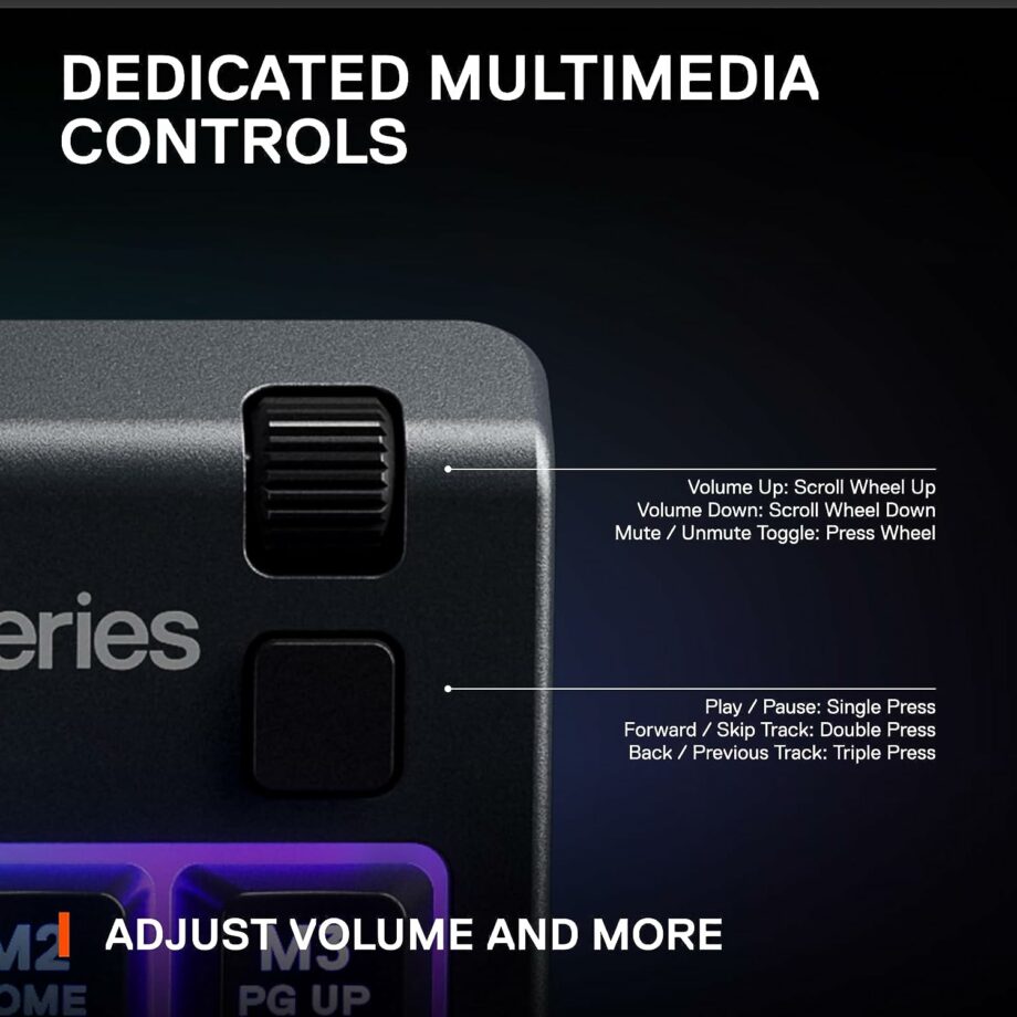 SteelSeries Apex 3 TKL RGB Gaming Keyboard