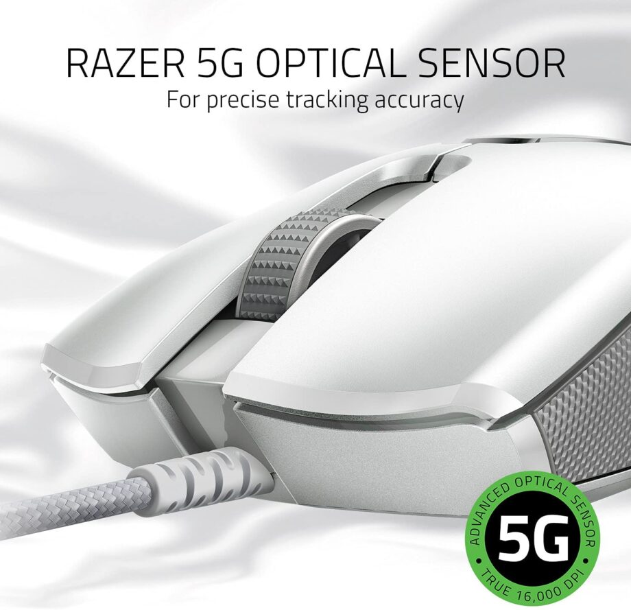 Razer Viper Ultralight Ambidextrous Wired Gaming Mouse - Mercury White