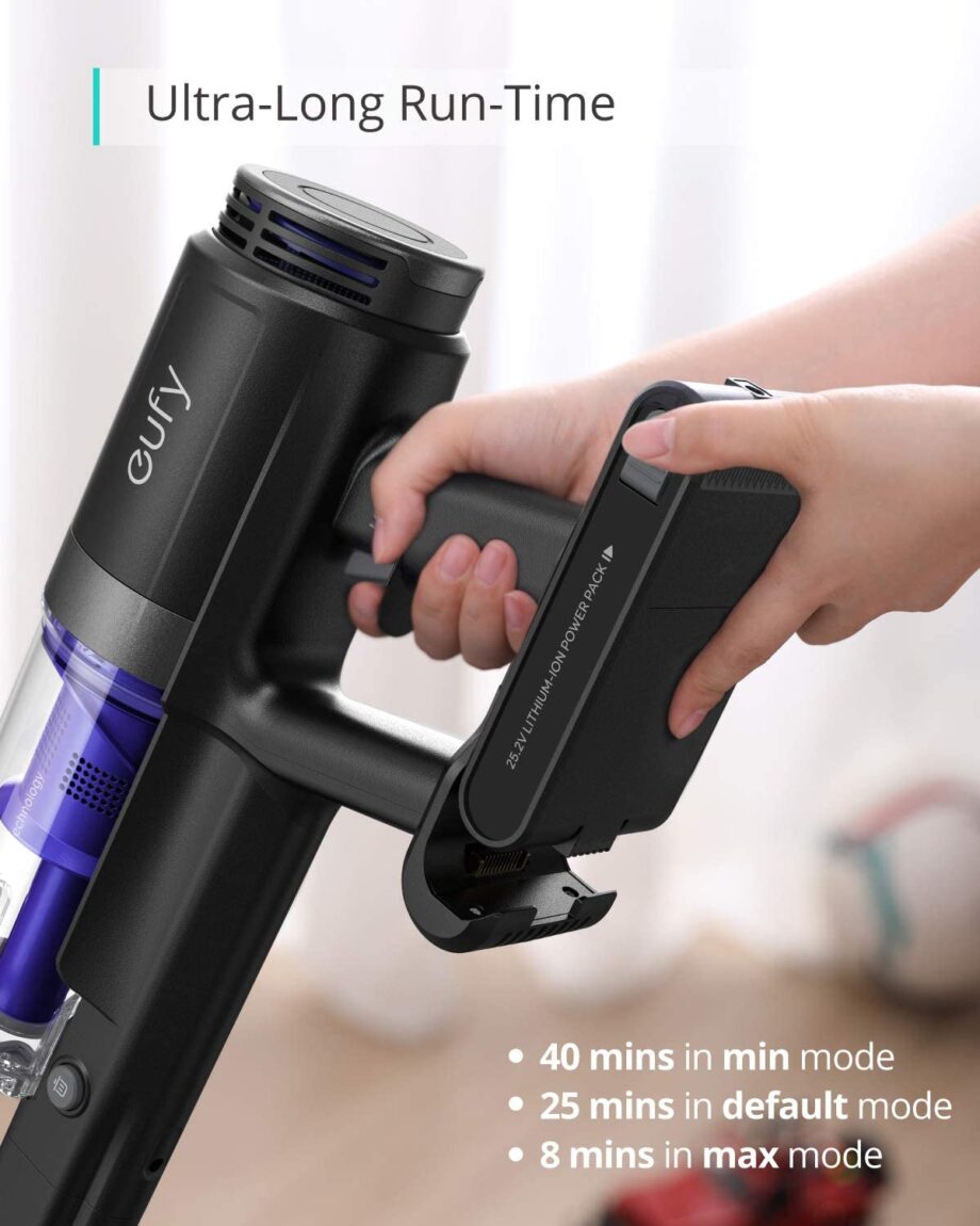 Anker Eufy HomeVac S11 Go Cordless Stick Vacuum Cleaner - Black