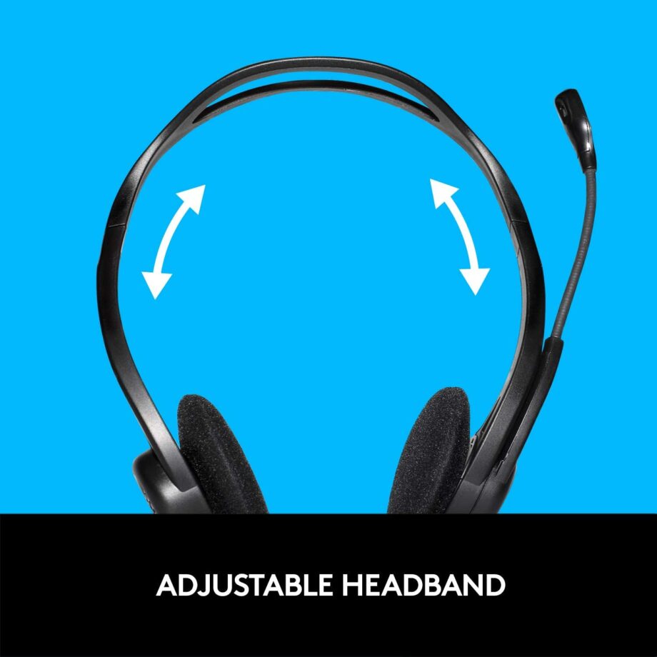 Logitech 960 USB Noise-cancelling w/ Mute Button Headset