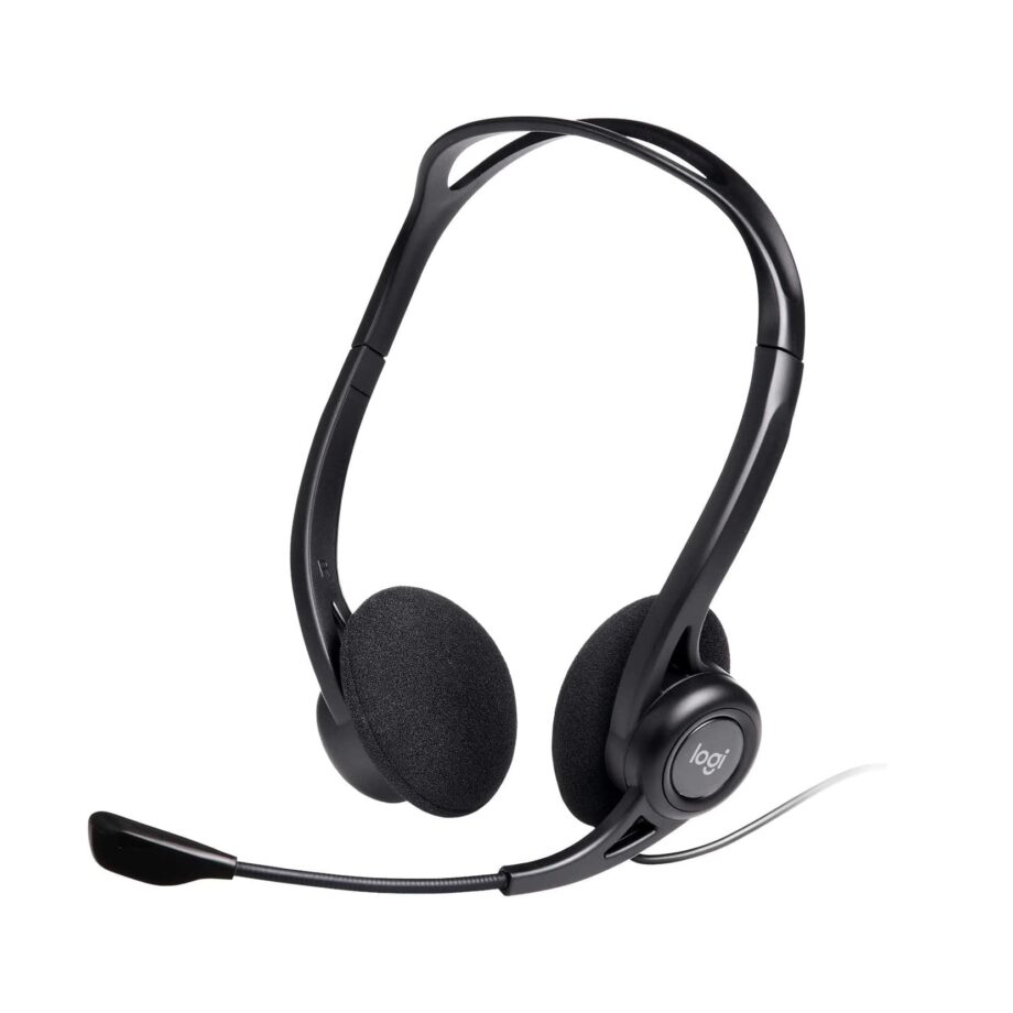 Logitech 960 USB Noise-cancelling w/ Mute Button Headset