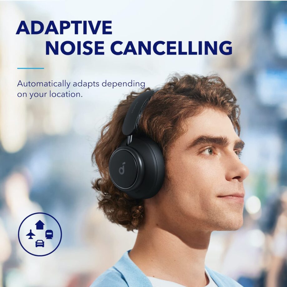 Anker Soundcore Space Q45 Adaptive Noise Cancelling Headphones - Black