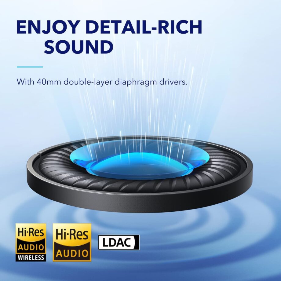 Anker Soundcore Space Q45 Adaptive Noise Cancelling Headphones - Black