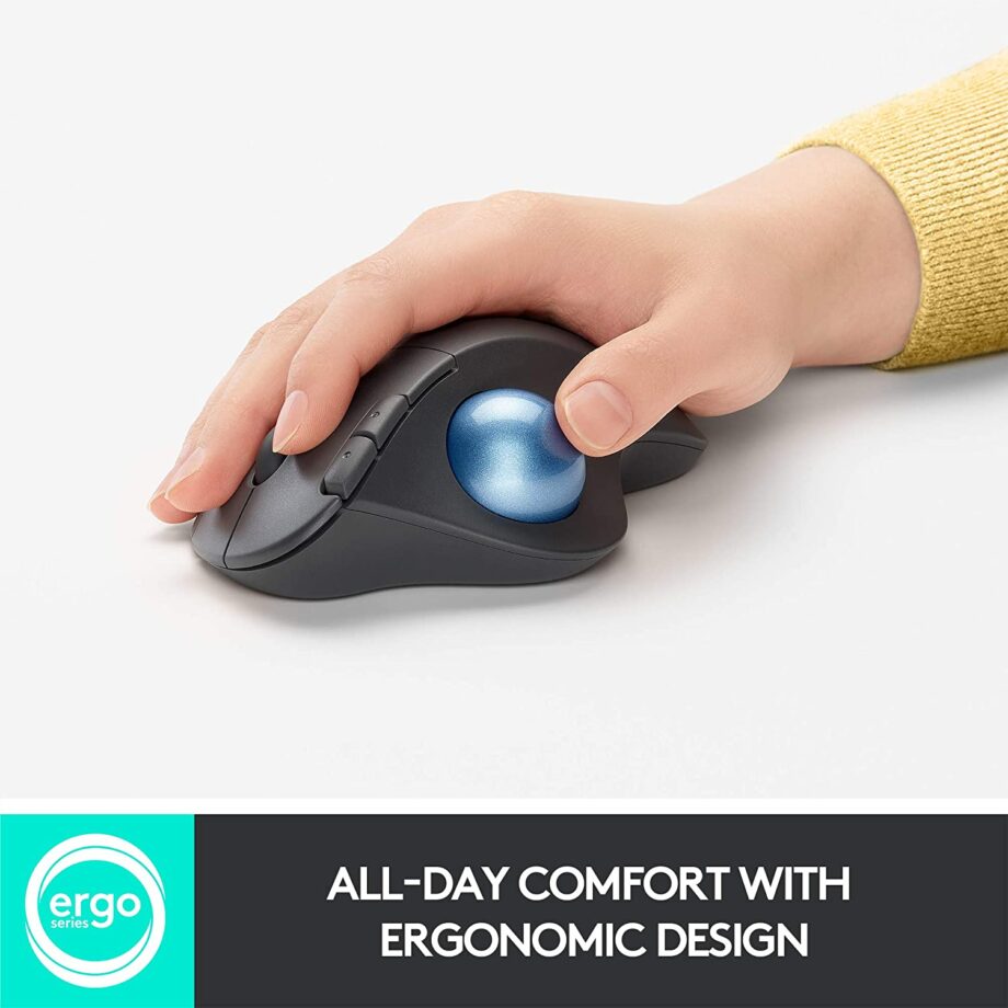 Logitech ERGO M575 Wireless Trackball Mouse - Graphite