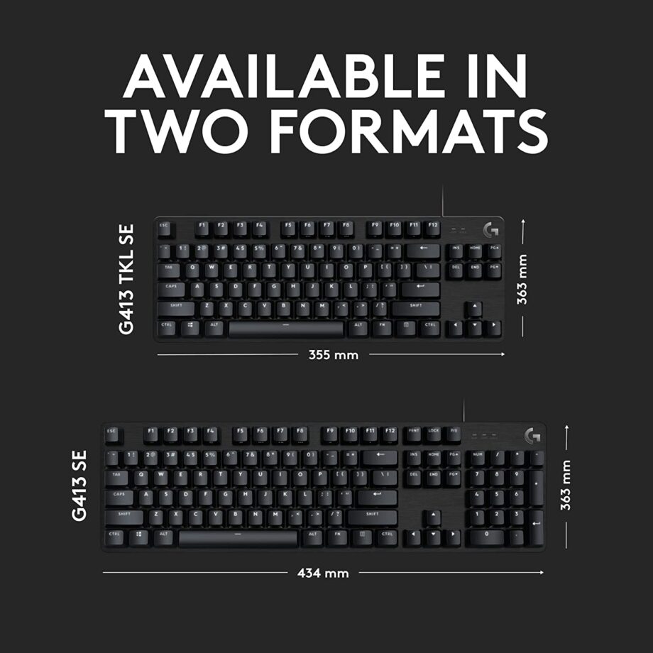 Logitech G413 SE Full-Size Mechanical Gaming Keyboard - Gen 2
