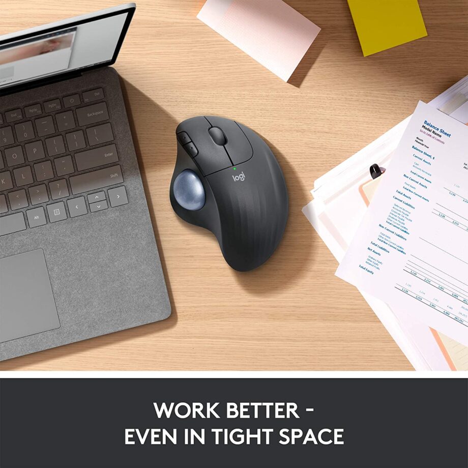 Logitech ERGO M575 Wireless Trackball Mouse - Graphite