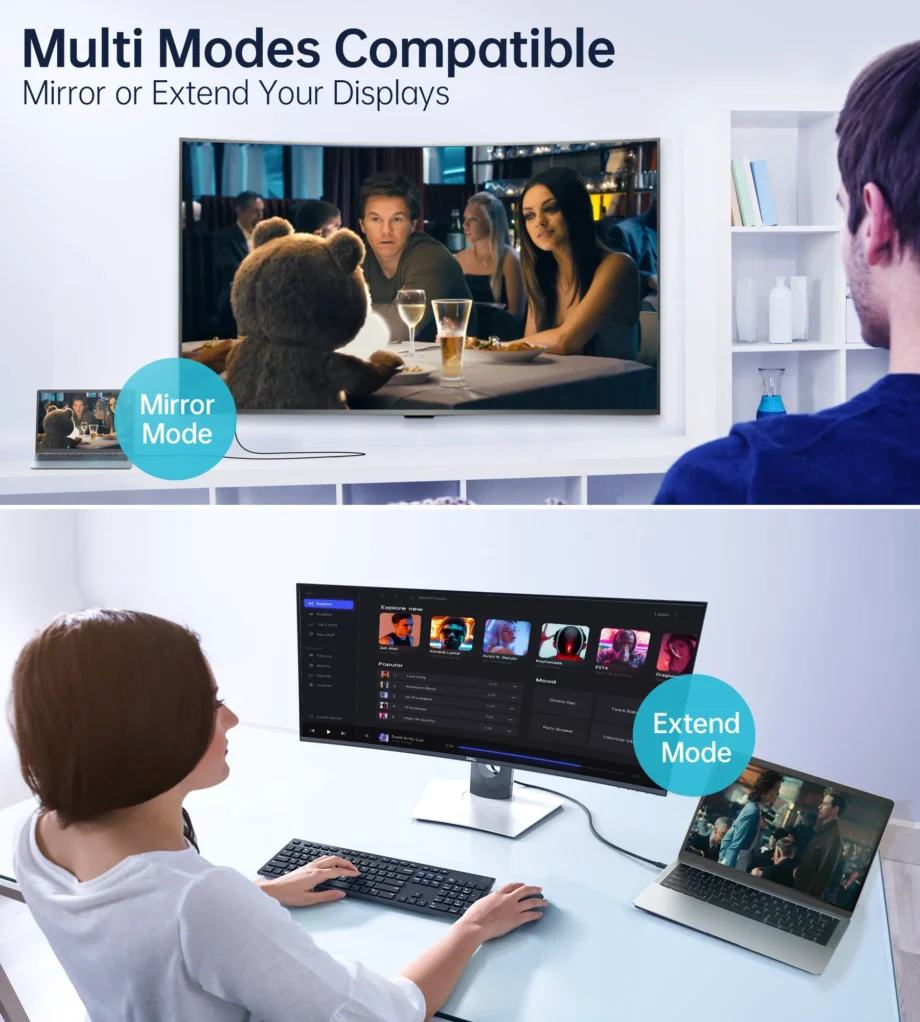 Choetech USB C To DisplayPort Cable(8K@30Hz) - 1.8M
