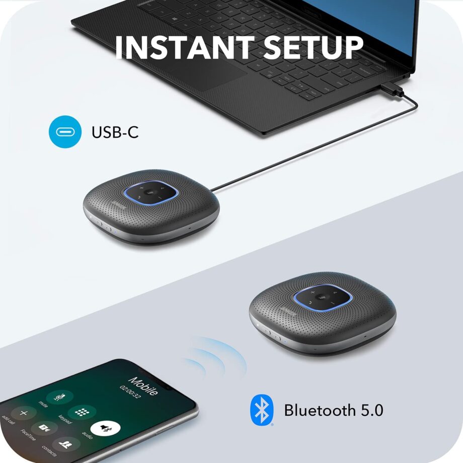Anker PowerConf Bluetooth Speakerphone with 6 Mics (Pre-Order)