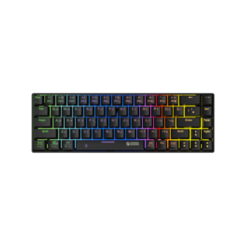 Porodo 60% Mechanical Gaming Keyboard Wired and Bluetooth (English / Arabic)
