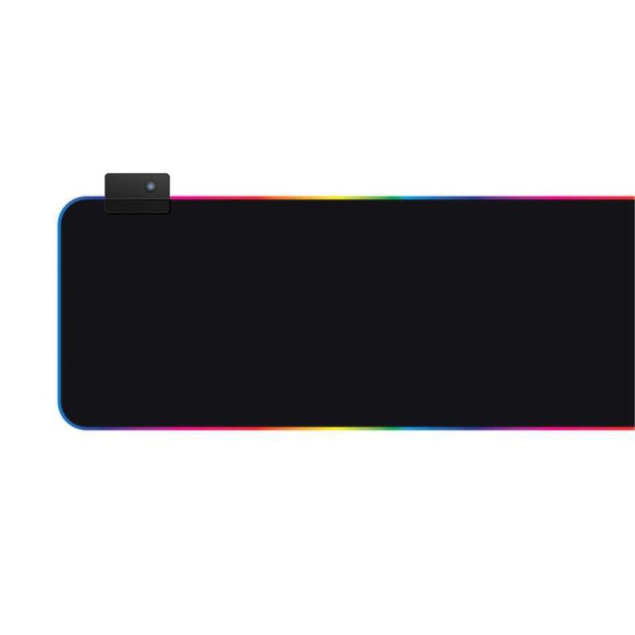 Porodo Soft Cloth RGB Extended Gaming Mouse Pad - Black