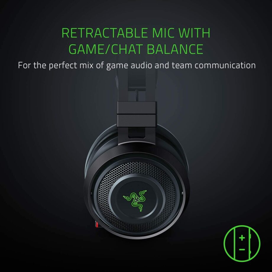Razer Nari Ultimate Wireless 7.1 Surround Sound THX Audio Gaming Headset