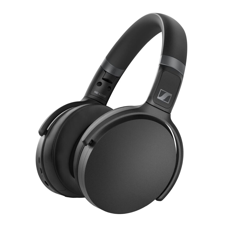 Sennheiser HD 450SE Active Noise Cancellation Wireless Over-Ear Headset - Black