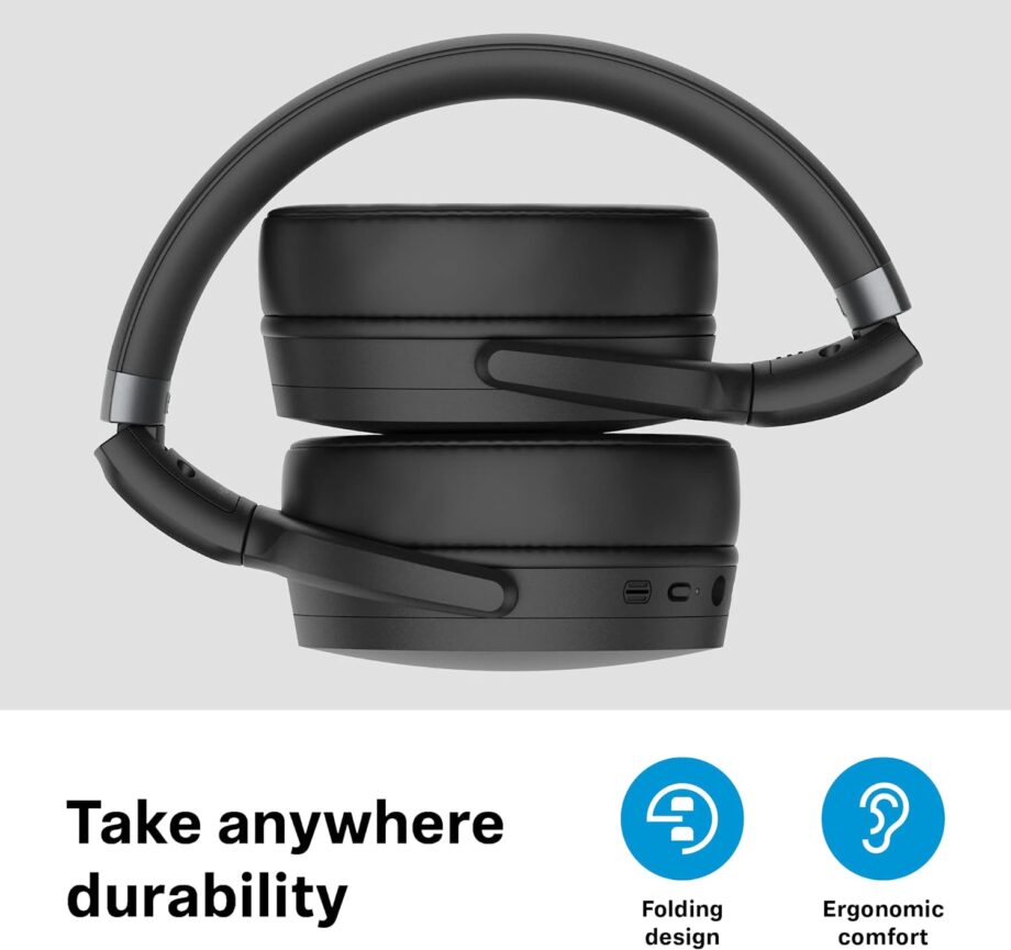 Sennheiser HD 450SE Active Noise Cancellation Wireless Over-Ear Headset - Black