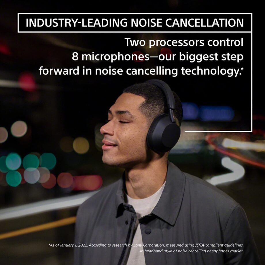 Sony WH-1000XM5 Wireless Industry Leading Noise Canceling Headphones - Black