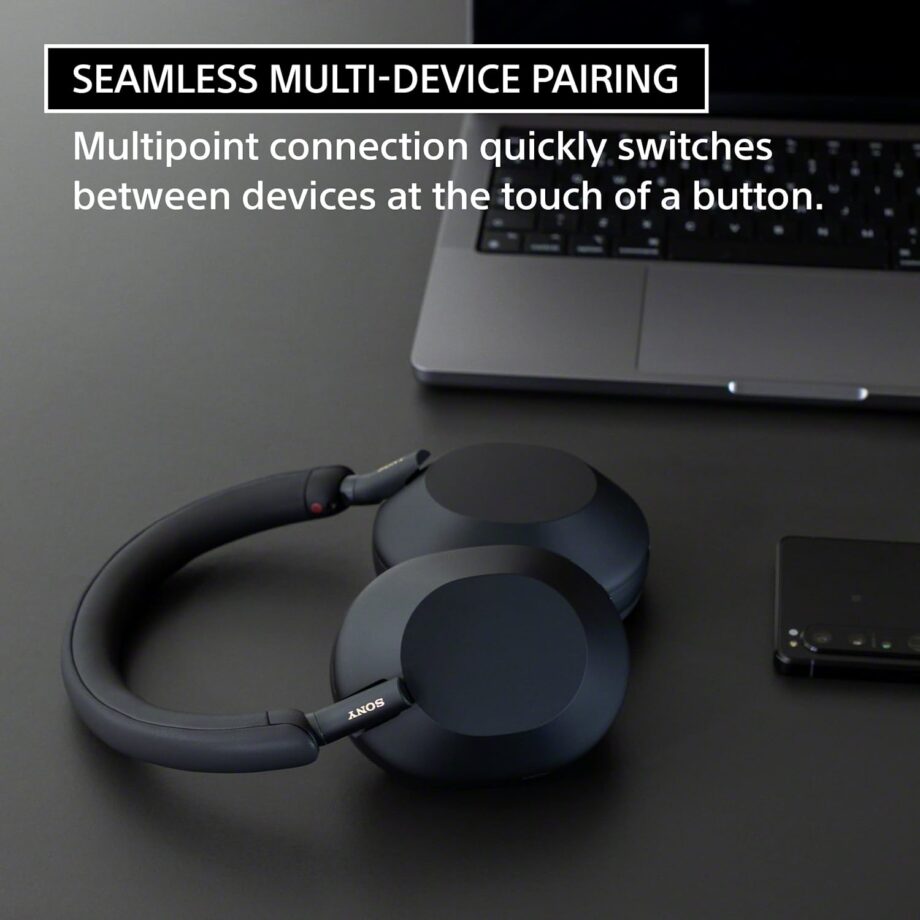 Sony WH-1000XM5 Wireless Industry Leading Noise Canceling Headphones - Black
