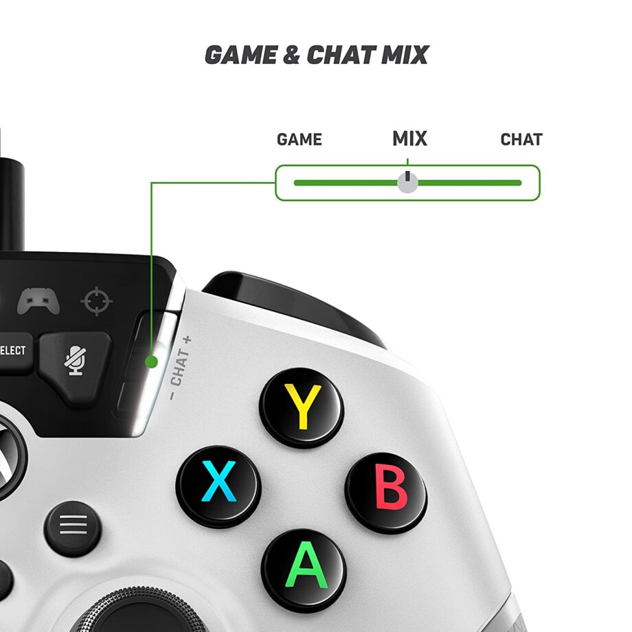Turtle Beach Recon Wired Gaming Controller for Xbox Series X & S, Xbox One & PC - White