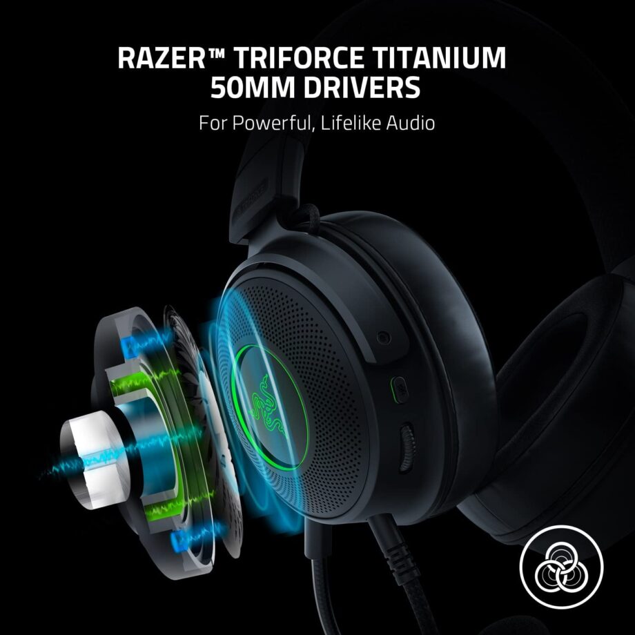 Razer Kraken V3 THX Spatial Audio Chroma RGB Gaming Headset