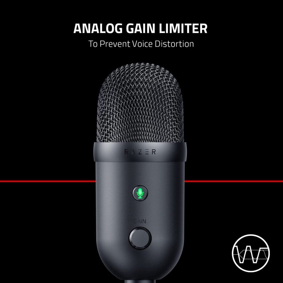 Razer Seiren V2 X USB Streaming Microphone - Black
