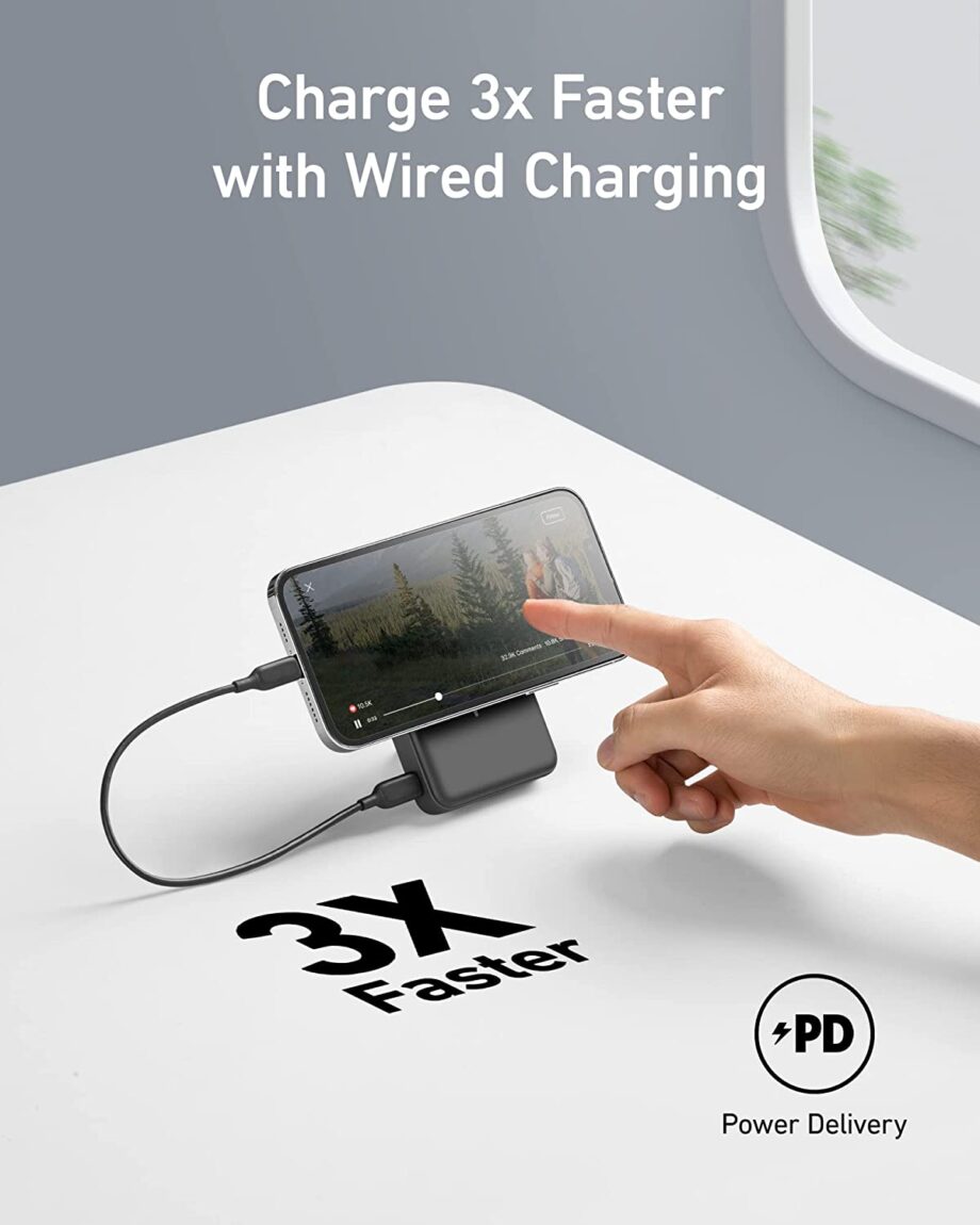 Anker 633 10,000mAh Magnetic Battery (MagGo) - Black