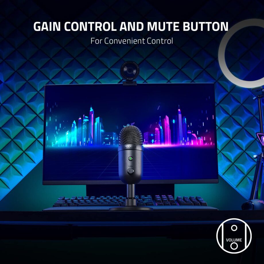 Razer Seiren V2 X USB Streaming Microphone - Black